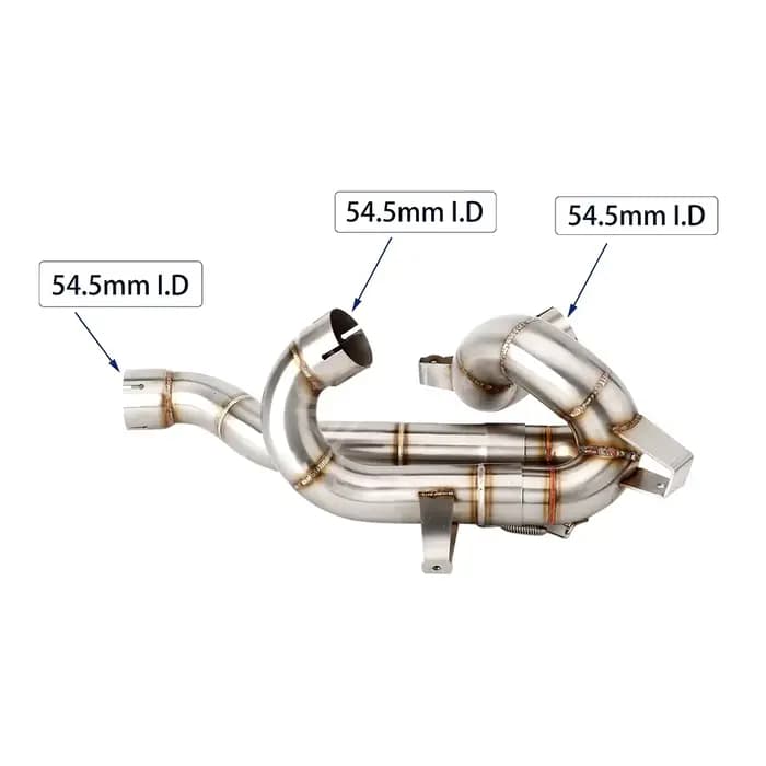 Tuyau de liaison de silencieux d'échappement de moto à enfiler, pour Ducati Multistrada V4 2021 2022