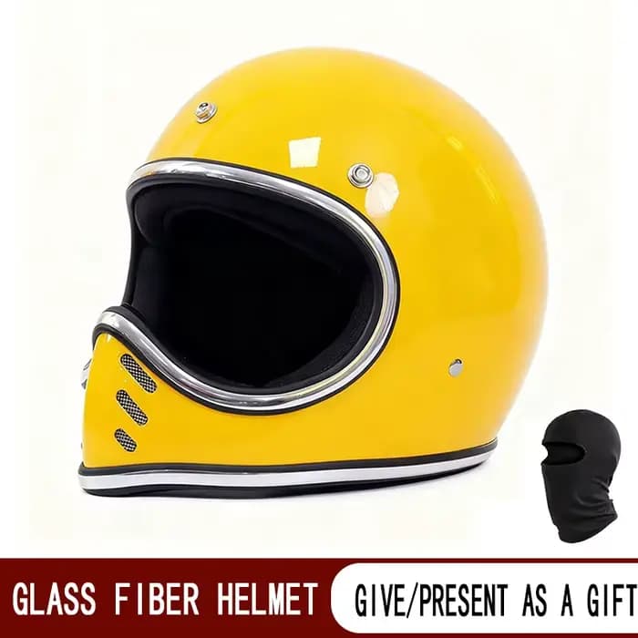 Casque de moto japonais pointu, casque rétro pour motard, casque de moto et scooter en FRP, casque s