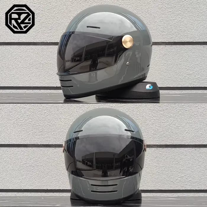 Casque intégral de Moto rétro approuvé DOT casque de Moto tout-terrain à large champ adulte Capacite