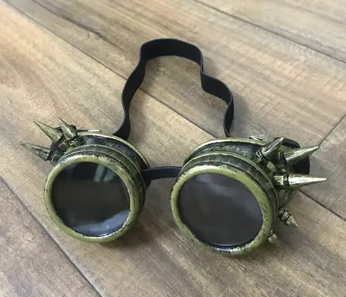 Lunettes de Pilote Steampunk Happator pour Adulte, Accessoire de Costume, Chapeau, Vintage, Ornement