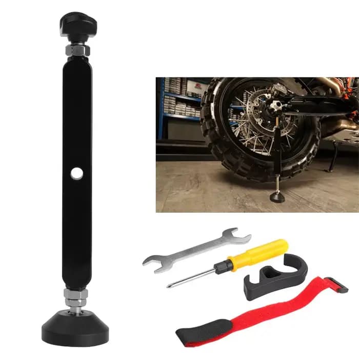 Support de levage de roue de moto, support de piste avant et arrière, kits de réparation portables f