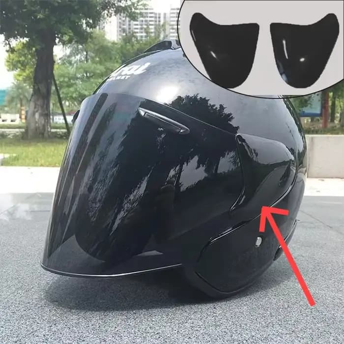 Pièces de casque pour Arai 3/4, lentille Hermonza, visière de casque, noir clair, Tan, Base fixe, ga