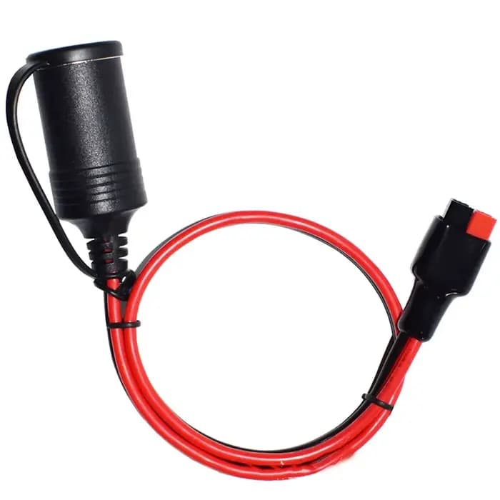 Allume-cigare femelle 12V, câble robuste 12awg 30a avec pôle d'alimentation Anderson pour transfert/