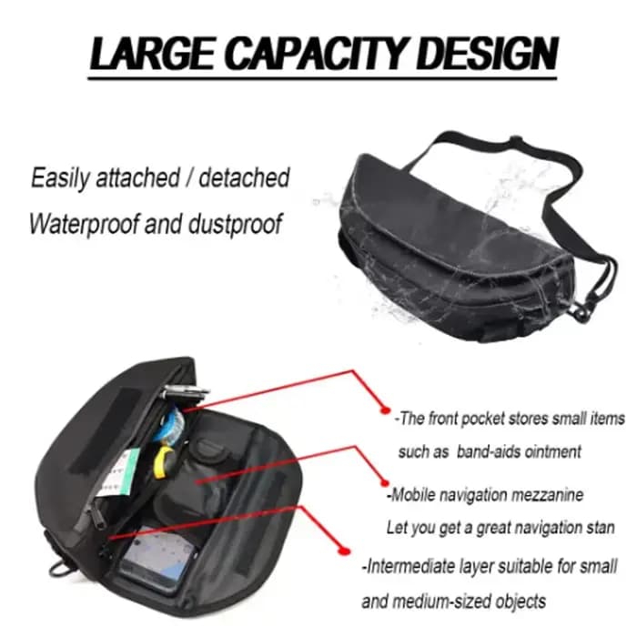 Sac de guidon étanche pour BMW Runder GS, R1250GS, LC F650GS, F700GS, F800GS, F850GS Adventure, Adv,