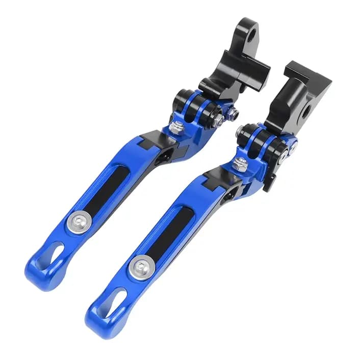 Accessoires de moto leviers d'embrayage de frein pliants réglables poignées extensibles levier pour 
