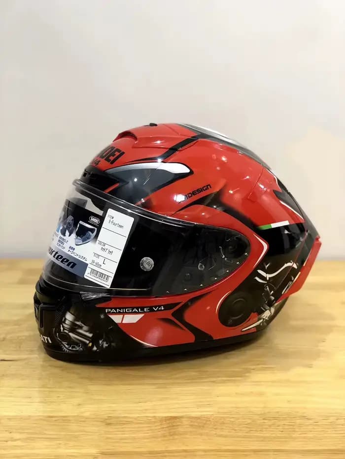 Casque De moto intégral X14 rouge du casque De moto De course De Motocross Casco De Motocicleta