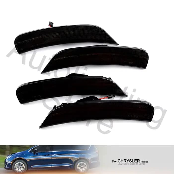 Feu de position latéral avant et arrière LED, 4 pièces, pour Chrysler Voyager 20 21 Chrysler paisibl