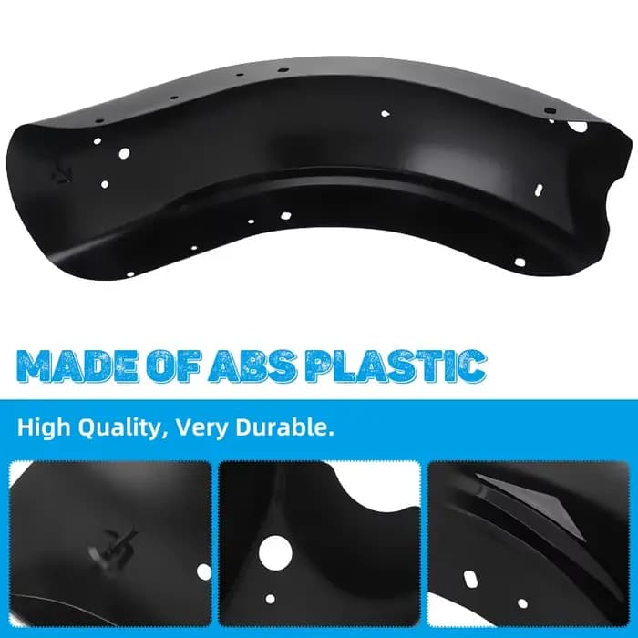 Garde-boue arrière noir pour moto, garde-boue pour Harley Touring, Road King, Calculatrice Electra, 
