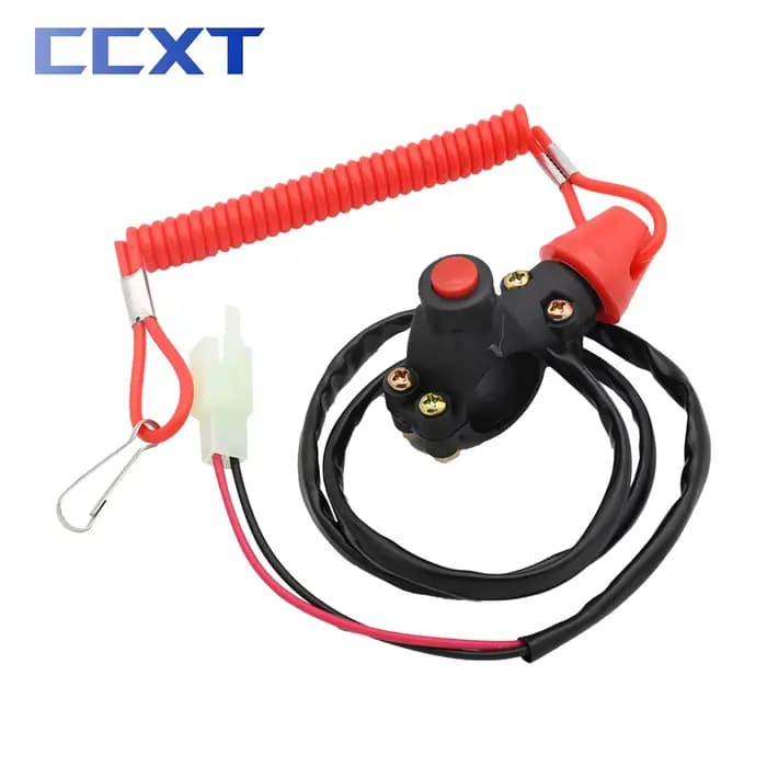Joli à bouton-poussoir universel pour moto, lanière TWindsor pour bateau, arrêt d'urgence du moteur,