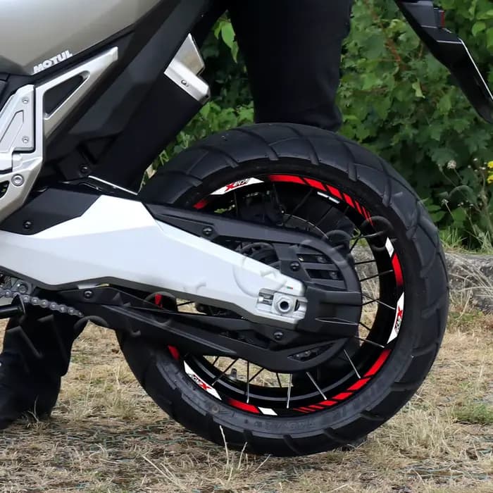 Autocollant de roue de moto 17 "15", autocollant de jante, bande à rayures, accessoires étanches pou