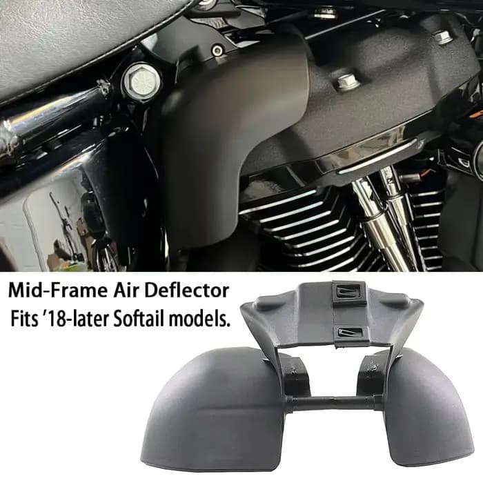 Bouclier thermique pour moto, déflecteur d'air à cadre central, revêtement d'habillage pour Harley S