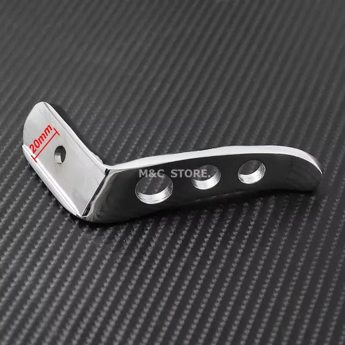 Extension de béquille de support de pédale chromé pour moto, pour Harley Touring Road King Street Gl