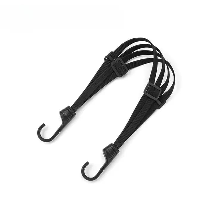 Sangles de casque de moto avec crochet, corde élastique rétractable, réglage des bagages, boucle fix