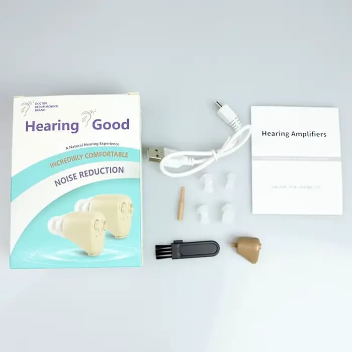Casque sans fil aste avec batterie, amplificateur de son, aides auditives pour sourds, outil de comb