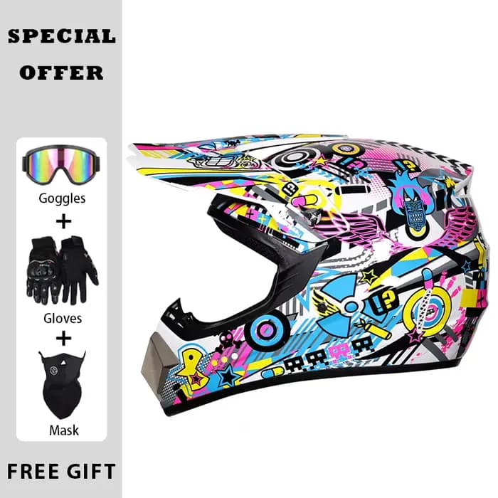 Casques de motocross Casque tout-terrain Dirt Bike Downhill AM DH Cross Casque Street Riding Safety 