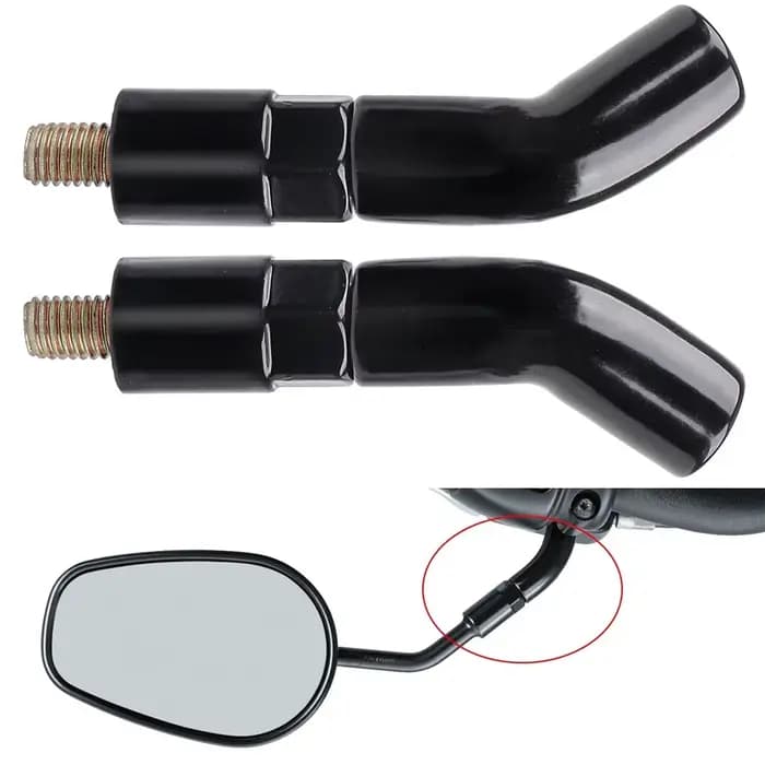 Extension de tige de rétroviseurs de moto, adaptateur Riser pour Harley Sportster X883 1200 Iron 883