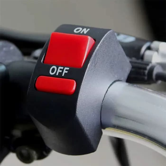 Connecteur de bouton marche/arrêt de moto, interrupteur de bouton poussoir, commutateurs de guidon d