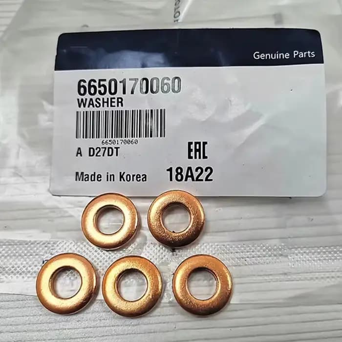Boulons d'injecteur de carburant + rondelle OEM, pour SSANGYONG ACTYON SPORTS 100 2.0 L TD 665017006