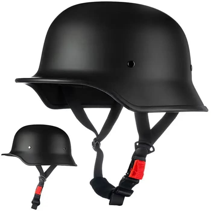 Casque de moto de Style allemand, demi-casque rétro, casque de vélo électrique de croisière d'été, a
