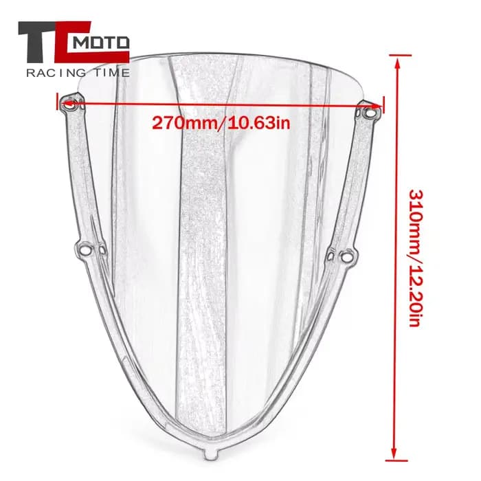 Pare-brise 2020-2024 pour Aprilia RS660 2023 2022 2021, accessoires de moto, déflecteurs de vent RS 