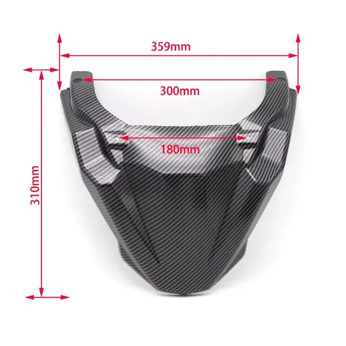 Garde-boue de roue avant texture fibre de carbone, pour Yamaha MT 09 Tracer 900 GT FJ09 18 2019 2020