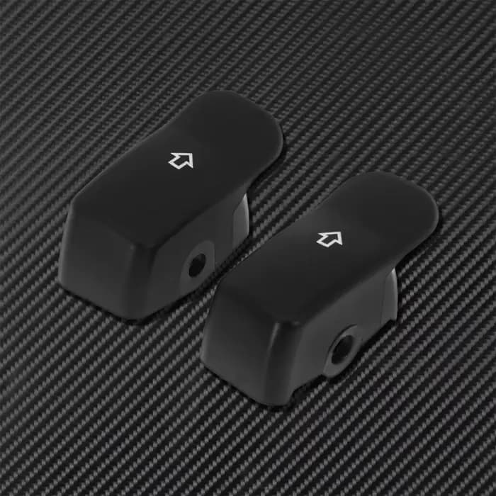 Capuchon d'extension de clignotant de moto, couvercle étendu de bouton de commutation noir pour Harl