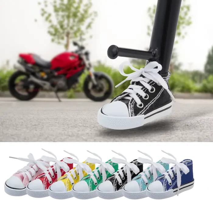 Support latéral de moto en toile, support de pied de mini chaussure, support de déclinaison de moteu