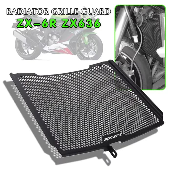 Couvercle de calandre de protection de radiateur de moto, Grille de protection pour ZX636R ZX-636R Z