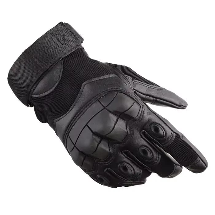 Gants de moto en cuir pour hommes et femmes, écran tactile, carbone, cyclisme, moteur, hiver, Hurbik