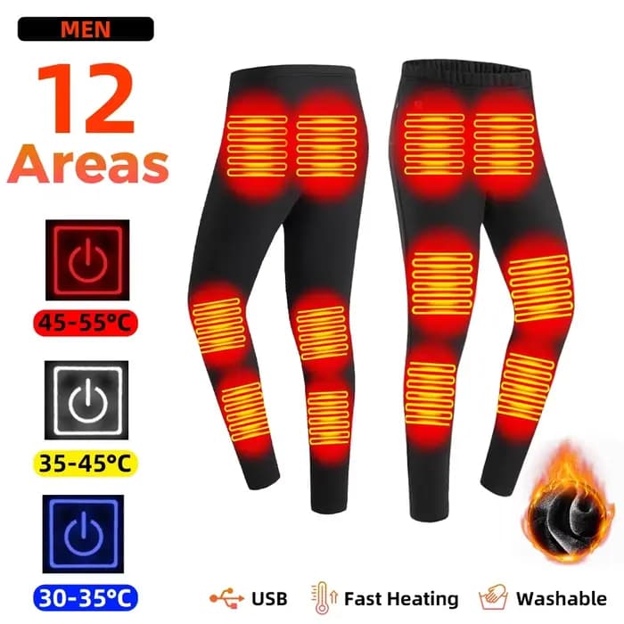 Sous-vêtements chauffants d'hiver, combinaison chauffante thermique, 28 zones, pour hommes et femmes