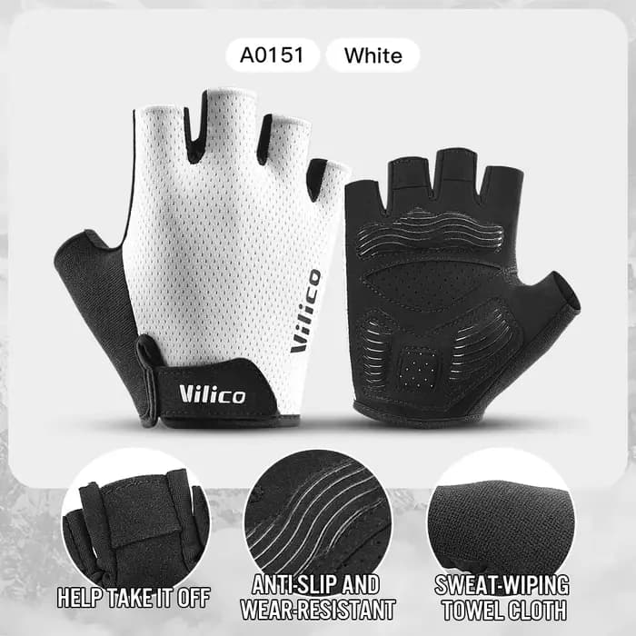 Gants de cyclisme de sport pour hommes, antidérapants, absorbant les chocs, résistants à l'usure, An