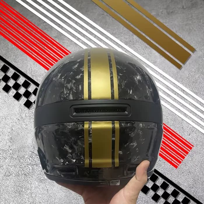Autocollants à rayures pour réservoir de carburant de moto, 1 pièce, autocollants en vinyle imperméa