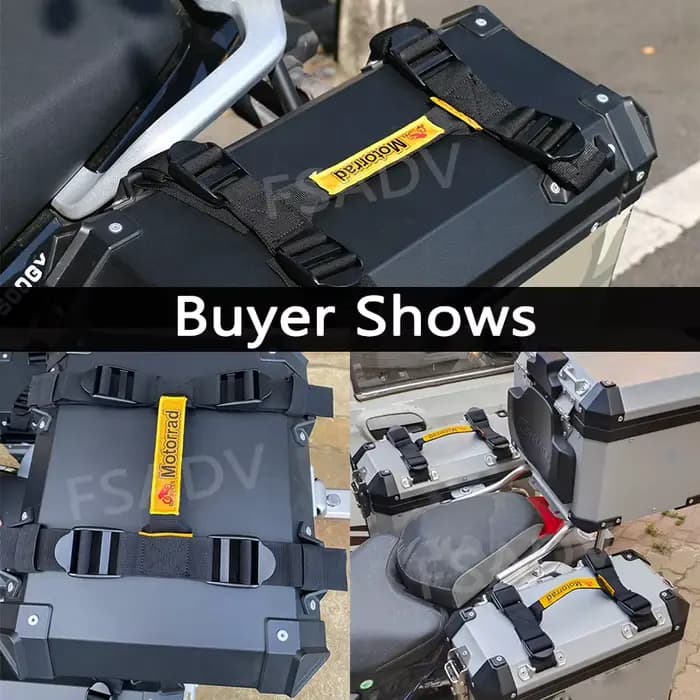 Corde de poignée de moto universelle, sacoches de boîte latérale, sangle de boîtier supérieur, BMW R