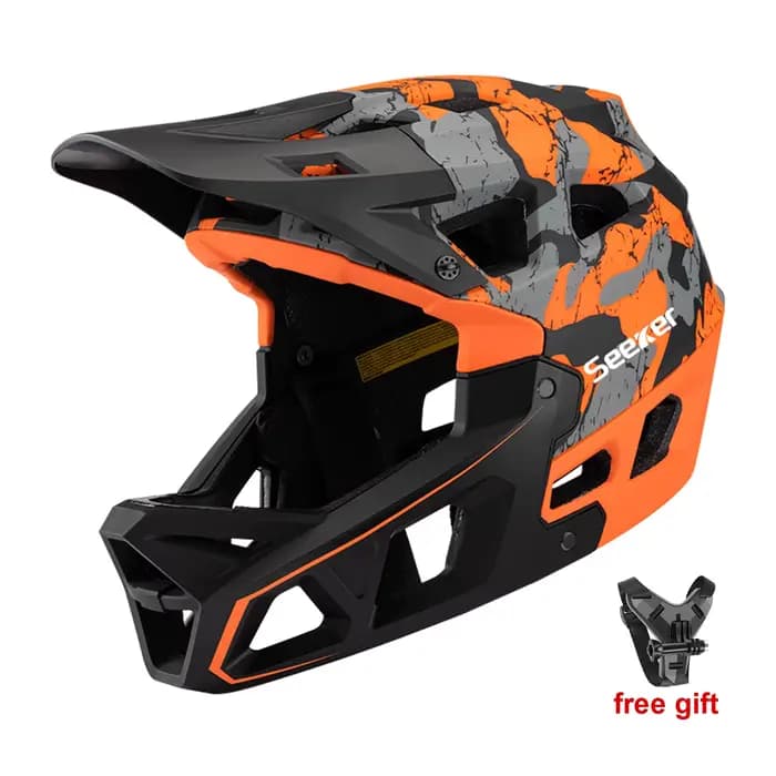 Casque de vélo tout-terrain UMUSEEKER, casque intégral léger résistant aux chocs, casque de descente