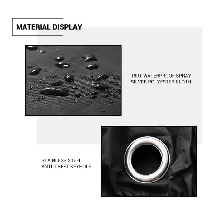 Housse de protection imperméable pour accessoires de Moto, housse de protection contre la pluie en p