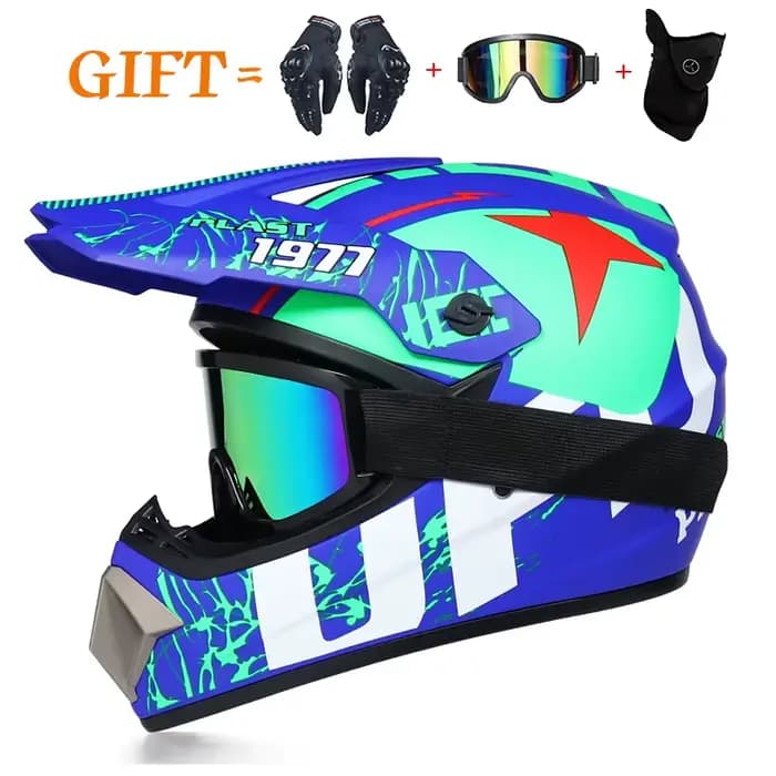 Casque de motocross de sécurité Casco Motocross vélo descente capacité ATV casque croisé enfant casq