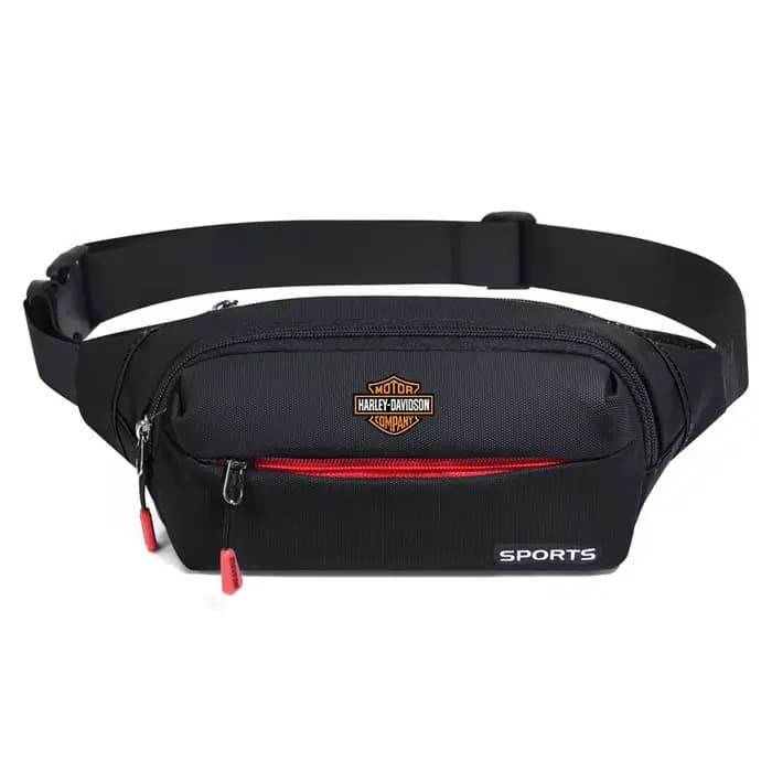 Sac banane moto Harley Logo 2026 pour homme et femme, sacoche de jambe, sac de ceinture étanche pour