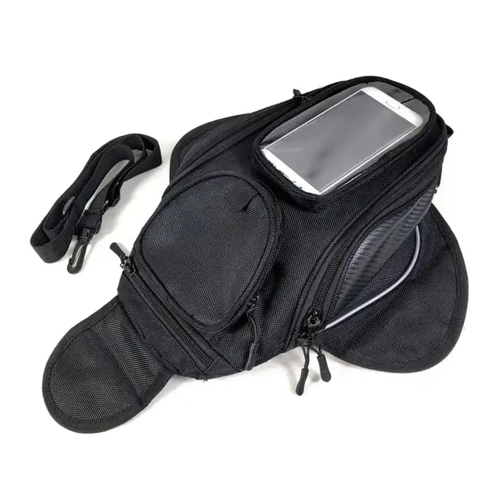 Sac à dos de dégager de moto, sac de carburant précieux, sac de siège de moteur, bagage d'équitation