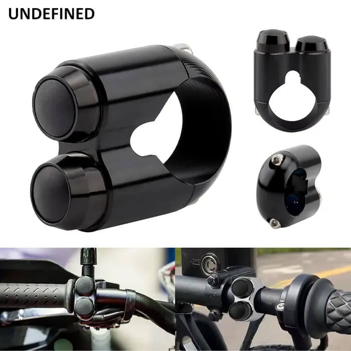 Interrupteur de commande de guidon de moto, 1 ", 25mm, bouton de klaxon, clignotant, interrupteur d'