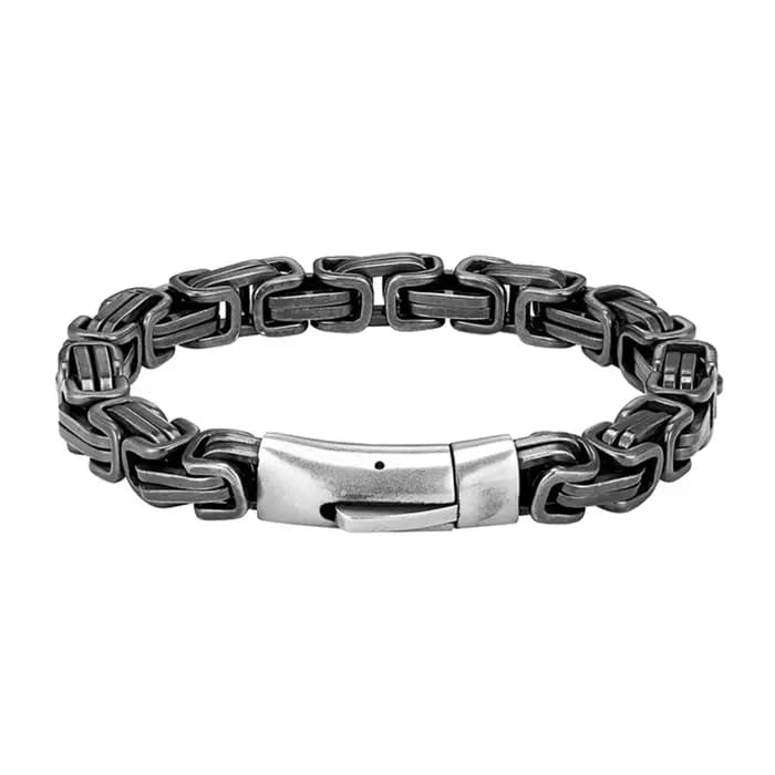Bracelet chaîne Vintage pour hommes, bijoux de moto Punk en acier inoxydable, accessoire masculin au