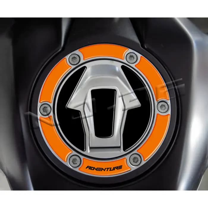 Autocollant 3D pour bouchon de réservoir de moto, Protection des gaz, en Fiber de carbone, accessoir