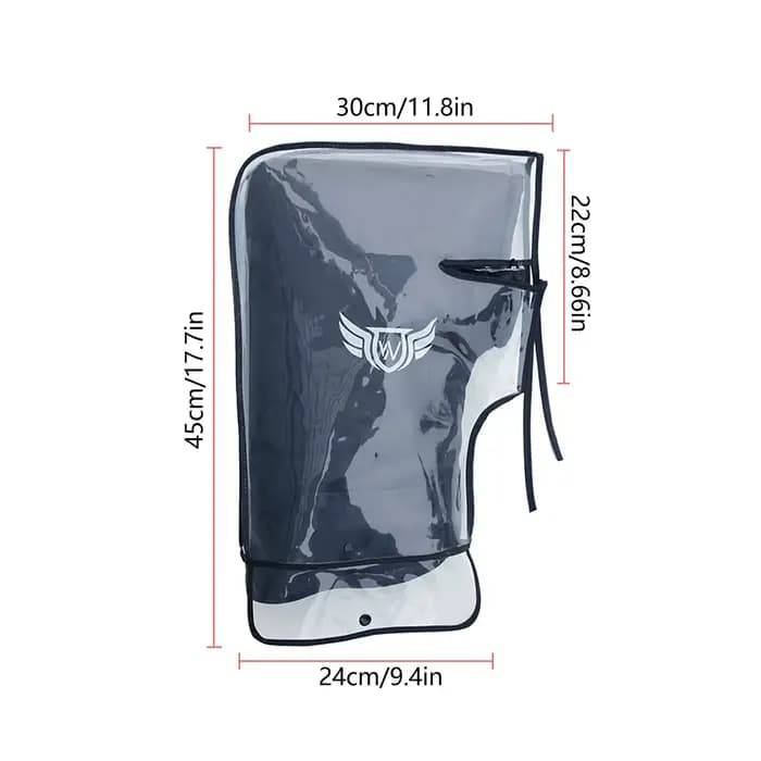Gants coupe-vent et imperméables pour moto, scooter et vélo, grande housse de protection, poignée de