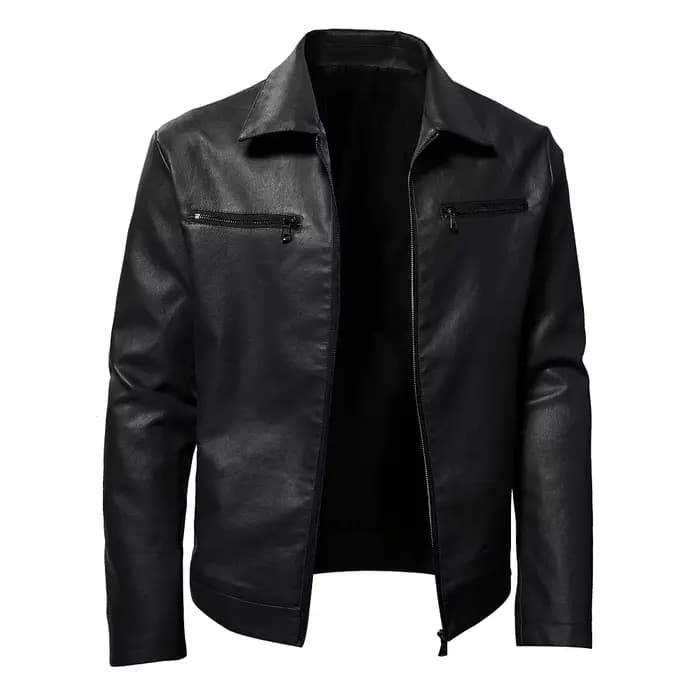 Veste de moto rouge pour hommes, nouveaux manteaux de printemps en Faux cuir PU, manteau de motard d