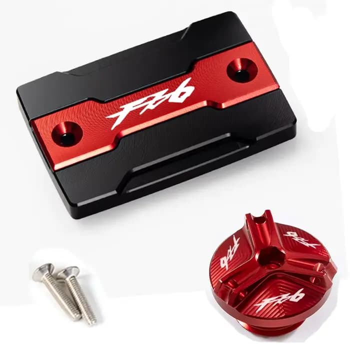 Bouchon de réservoir de liquide de frein avant et bouchon de remplissage de moteur, accessoires de P