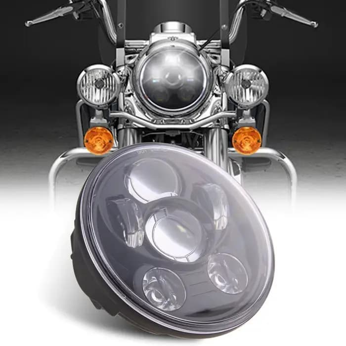 Phare LED DRL 5.75 pouces pour Harley Sportster 1200 XL1200L personnalisé XL1200C 883 XL883 883L XL8