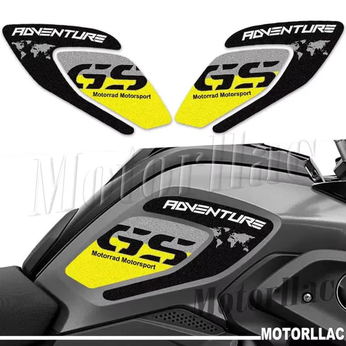 Autocollant antidérapant pour réservoir de carburant de moto, Triple noir, Protection pour R1200GS 2