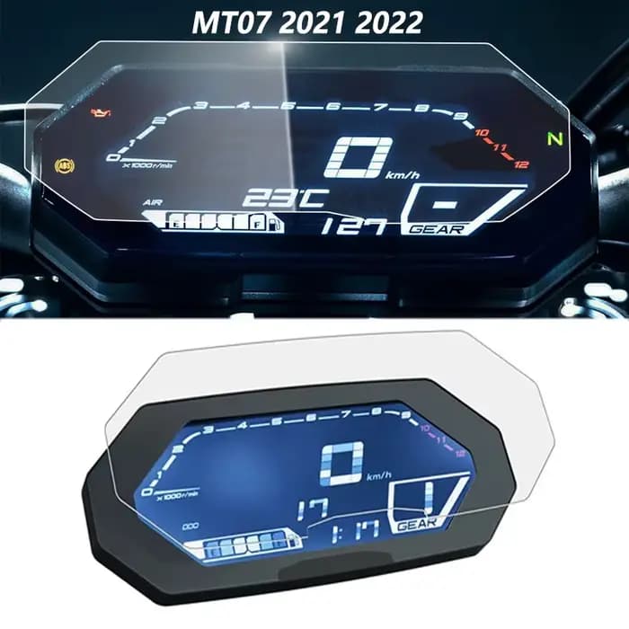 Film de Protection pour tableau de bord, écran anti-rayures pour moto YAMAHA MT-07 MT07 FZ-07 FZ07 M