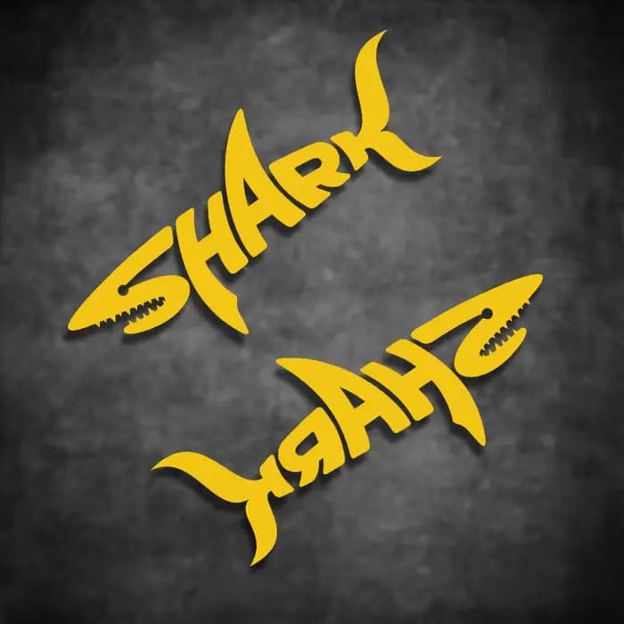 Autocollants pour casque de moto requin, Logo de visière Cool, décalcomanies créatives en vinyle, co