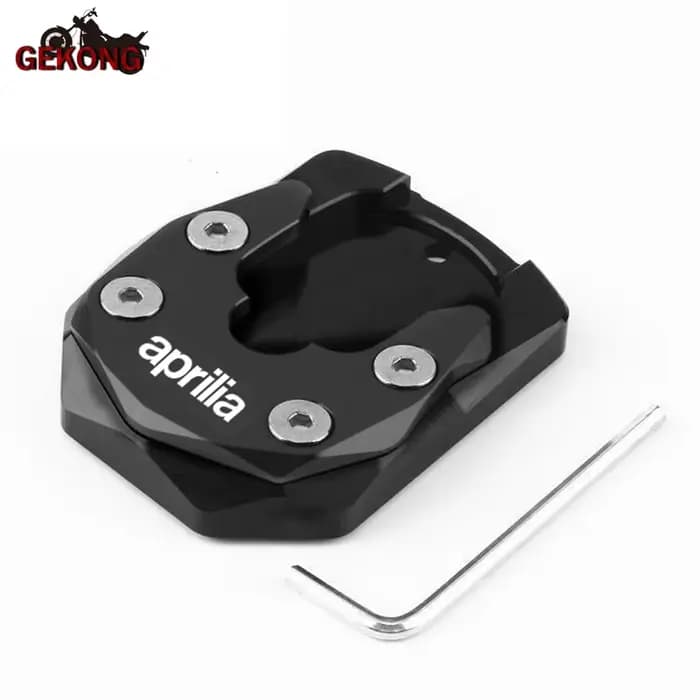 Support d'extension latéral de pied de moto CNC, plaque de support, support d'agrandissement, convie