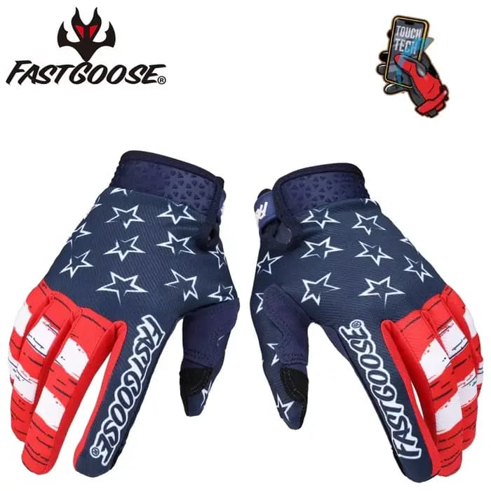 Nouveaux gants de moto multicolores pour la course, le tout-terrain, la conduite sur route toute sai